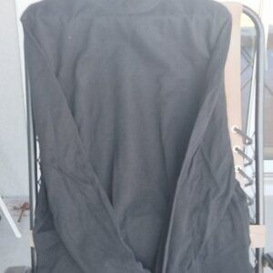 George XXL Men's Black Mock Turtleneck